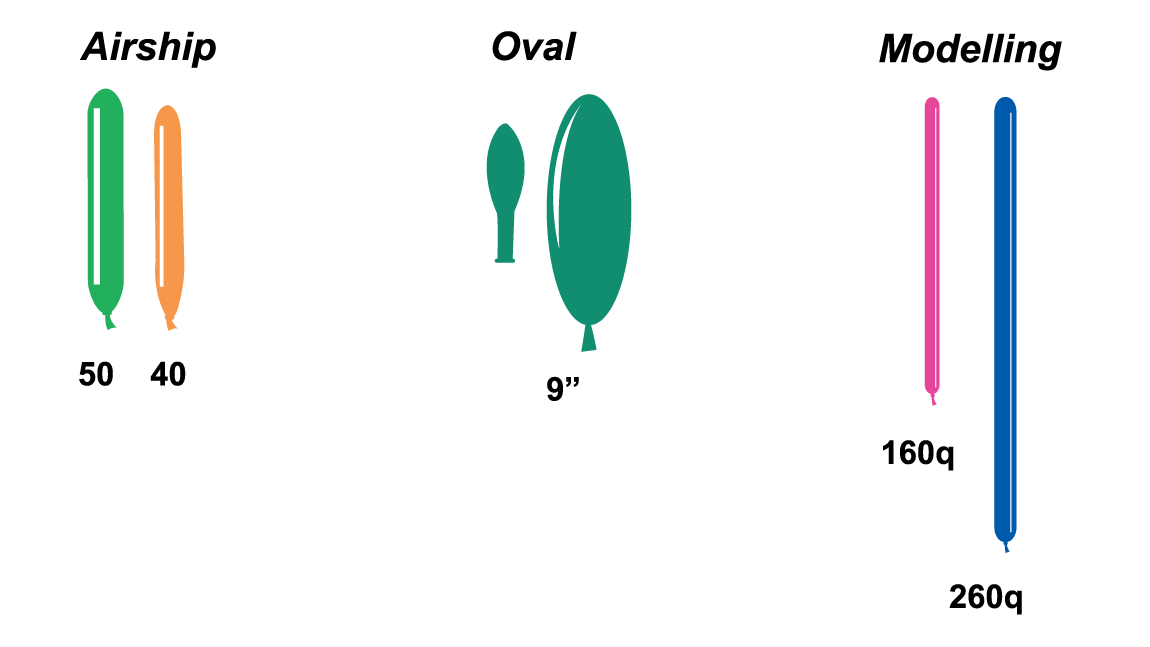 Figures Balloon Shapes