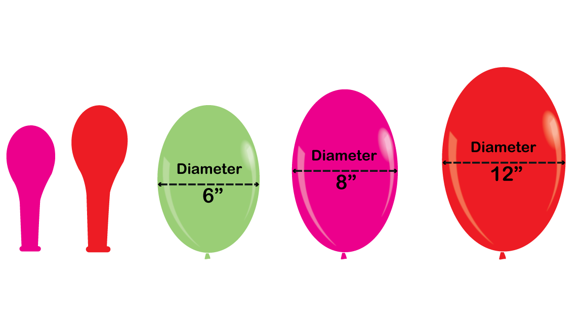 Flat Balloon Shapes