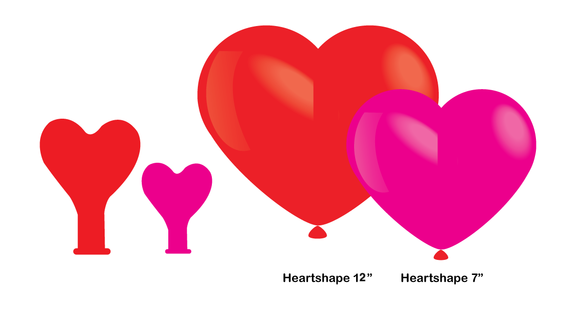 Heart Balloon Shapes